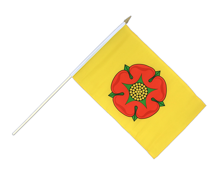 Lancashire Stockflagge 30 x 45 cm
