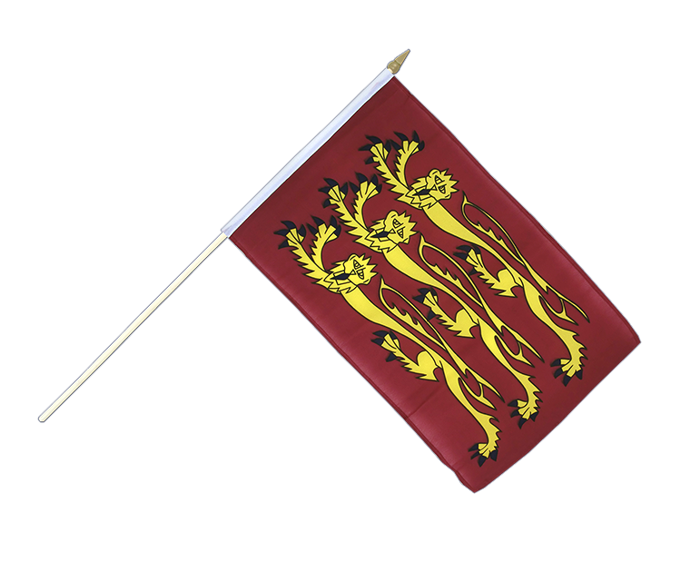 Richard Löwenherz - Stockflagge 30 x 45 cm