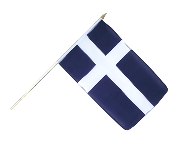 Shetlandinseln Stockflagge 30 x 45 cm