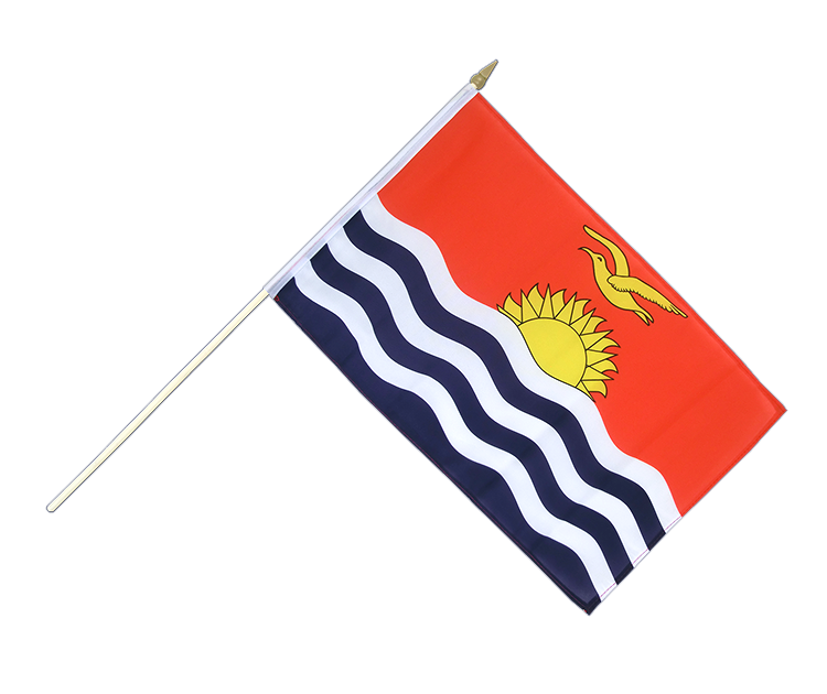 Kiribati - Stockflagge 30 x 45 cm
