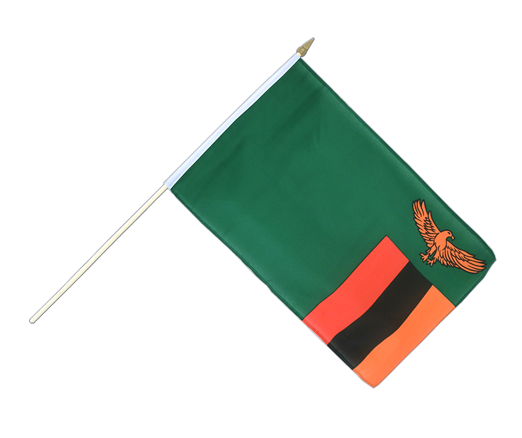 Sambia - Stockflagge 30 x 45 cm
