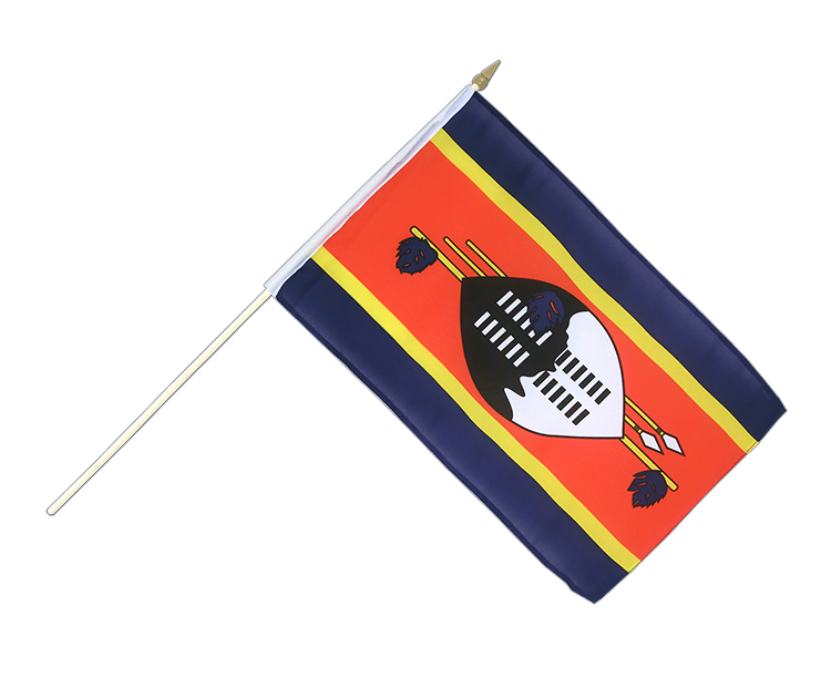 Swasiland Stockflagge 30 x 45 cm