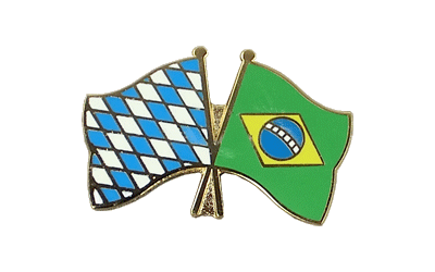 Bayern + Brasilien - Freundschaftspin