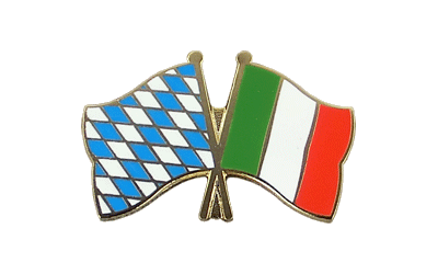 Bayern + Italien - Freundschaftspin
