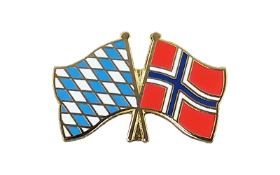 Bayern + Norwegen - Freundschaftspin