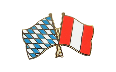 Bayern + Peru ohne Wappen - Freundschaftspin