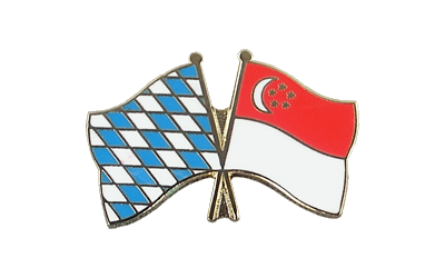 Bayern + Singapur - Freundschaftspin