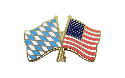 Bayern + USA - Freundschaftspin