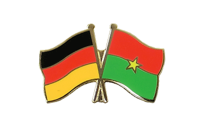 Deutschland + Burkina Faso - Freundschaftspin