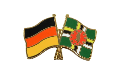 Deutschland + Dominica - Freundschaftspin