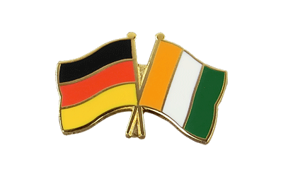 Deutschland + Elfenbeinküste - Freundschaftspin