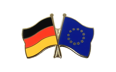 Deutschland + Europäische Union EU - Freundschaftspin