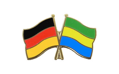 Deutschland + Gabun - Freundschaftspin