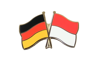 Deutschland + Indonesien - Freundschaftspin