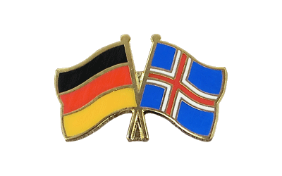 Deutschland + Island - Freundschaftspin