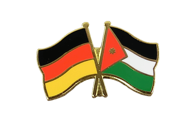 Deutschland + Jordanien - Freundschaftspin