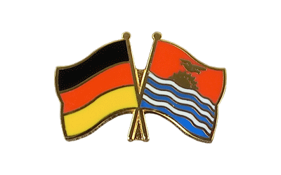 Deutschland + Kiribati - Freundschaftspin
