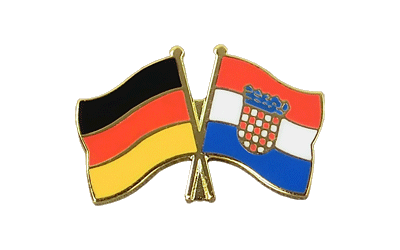 Deutschland + Kroatien - Freundschaftspin