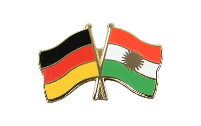 Deutschland + Kurdistan - Freundschaftspin