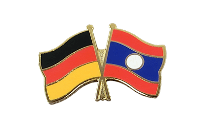 Deutschland + Laos - Freundschaftspin