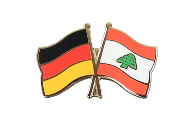 Deutschland + Libanon - Freundschaftspin