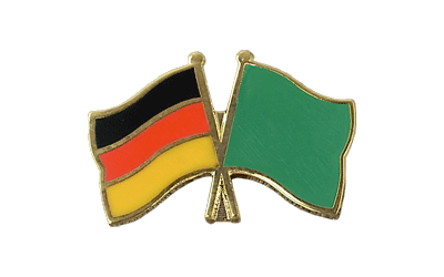 Deutschland + Libyen alt - Freundschaftspin