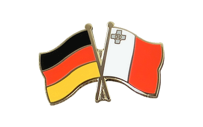 Deutschland + Malta - Freundschaftspin