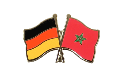 Deutschland + Marokko - Freundschaftspin