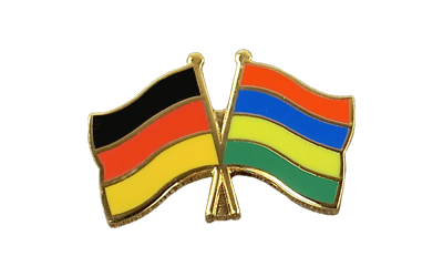 Deutschland + Mauritius - Freundschaftspin