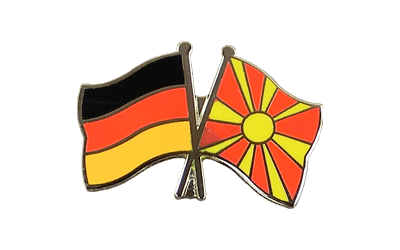 Deutschland + Mazedonien - Freundschaftspin