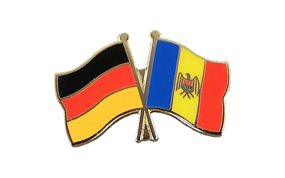 Deutschland + Moldawien - Freundschaftspin