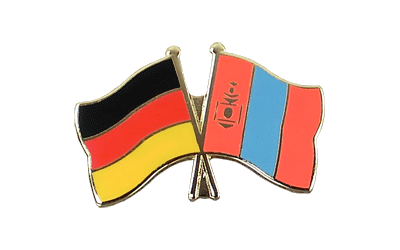 Deutschland + Mongolei - Freundschaftspin