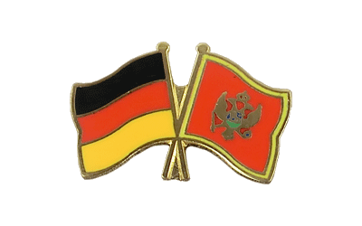 Deutschland + Montenegro - Freundschaftspin