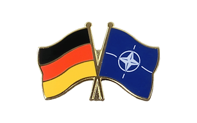 Deutschland + NATO - Freundschaftspin