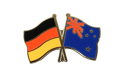 Deutschland + Neuseeland - Freundschaftspin