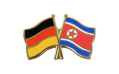 Deutschland + Nordkorea - Freundschaftspin