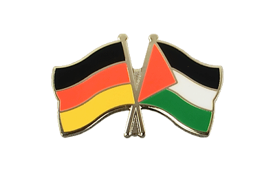Deutschland + Palästina - Freundschaftspin