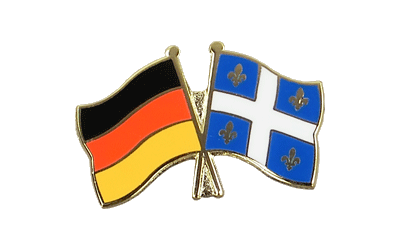 Deutschland + Kanada Quebec - Freundschaftspin
