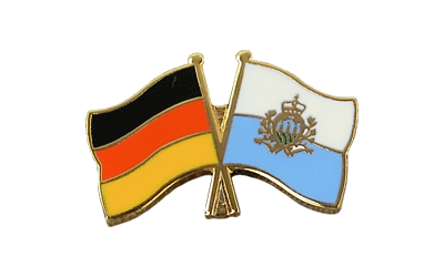 Deutschland + San Marino - Freundschaftspin