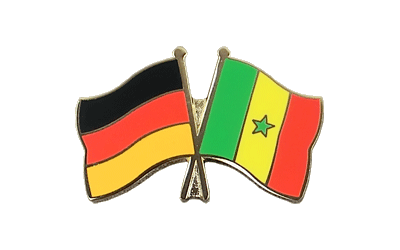 Deutschland + Senegal - Freundschaftspin