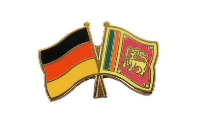 Deutschland + Sri Lanka - Freundschaftspin