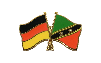 Deutschland + St. Kitts und Nevis - Freundschaftspin