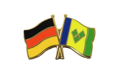 Deutschland + St. Vincent und die Grenadinen - Freundschaftspin
