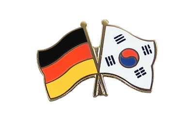 Deutschland + Südkorea - Freundschaftspin