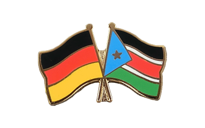 Deutschland + Südsudan - Freundschaftspin