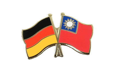 Deutschland + Taiwan - Freundschaftspin