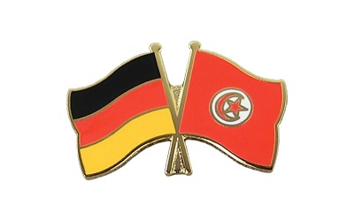 Deutschland + Tunesien - Freundschaftspin