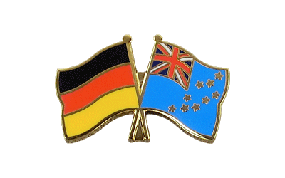 Deutschland + Tuvalu - Freundschaftspin