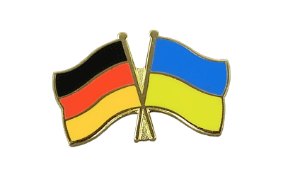 Deutschland + Ukraine - Freundschaftspin