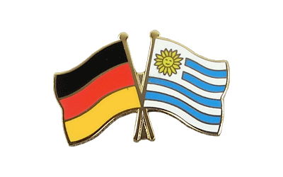 Deutschland + Uruguay - Freundschaftspin